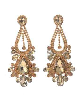 Rhinestone Post Earrings