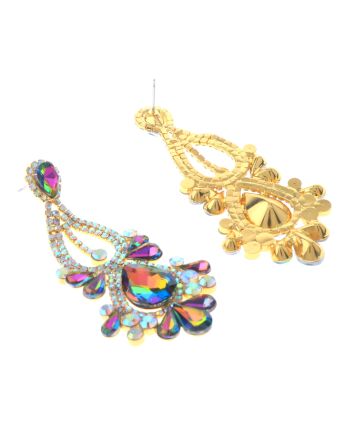 Rhinestone Post Earrings