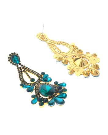 Rhinestone Post Earrings