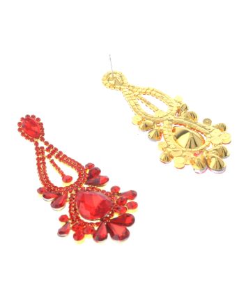 Rhinestone Post Earrings