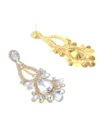Rhinestone Post Earrings