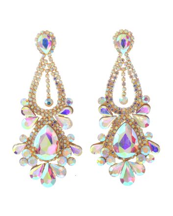 Rhinestone Post Earrings