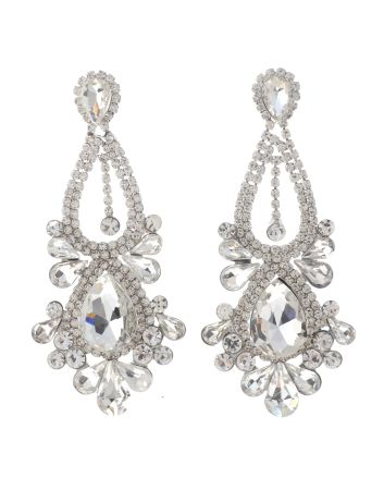 Rhinestone Post Earrings