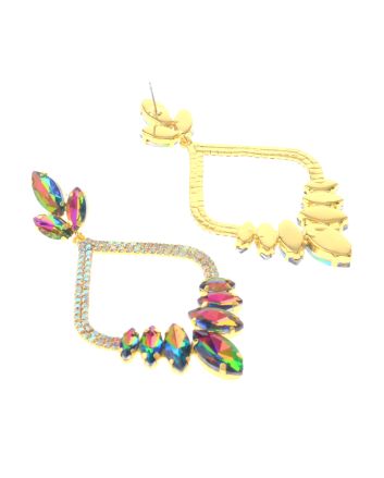 Rhinestone Post Earrings
