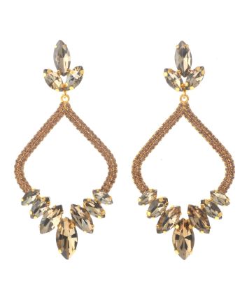 Rhinestone Post Earrings