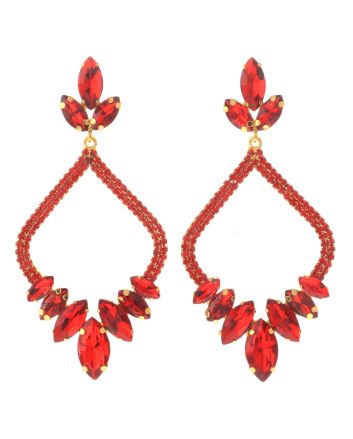 Rhinestone Post Earrings