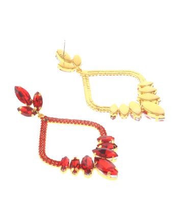 Rhinestone Post Earrings