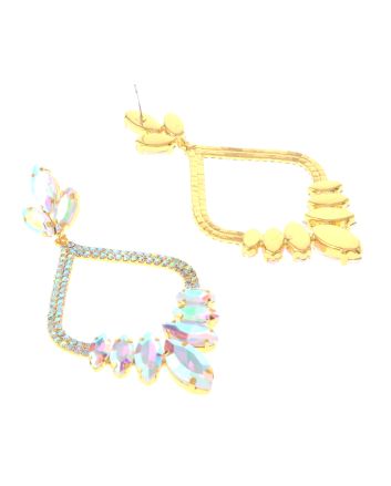 Rhinestone Post Earrings