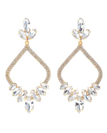 Rhinestone Post Earrings