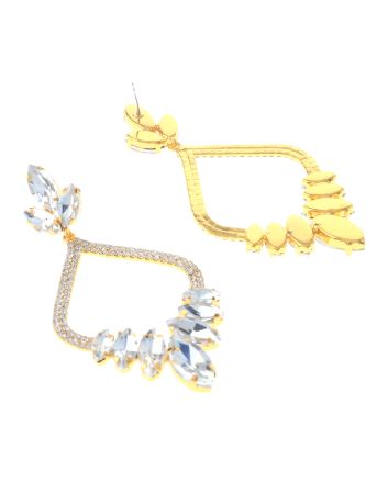 Rhinestone Post Earrings