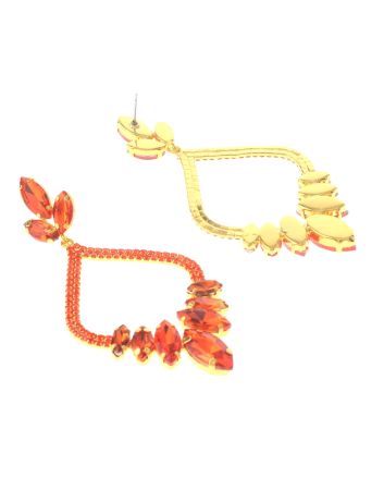 Rhinestone Post Earrings