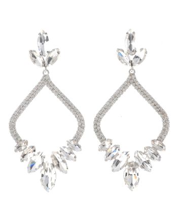 Rhinestone Post Earrings