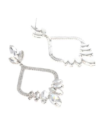 Rhinestone Post Earrings