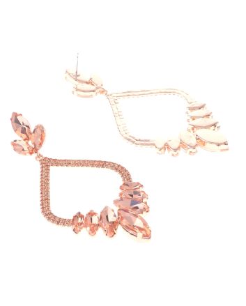 Rhinestone Post Earrings