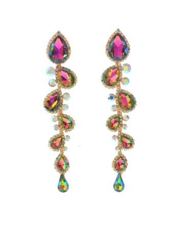 Rhinestone Post Earrings