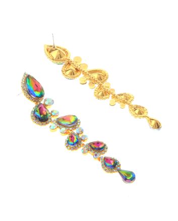 Rhinestone Post Earrings