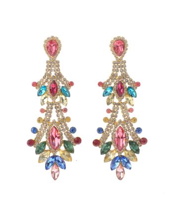Crystal Rhinestone Drop Earrings