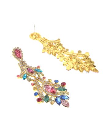 Crystal Rhinestone Drop Earrings