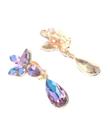 Crystal Clip-On Earrings