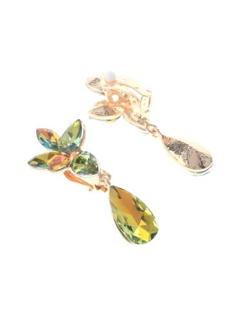 Crystal Clip-On Earrings