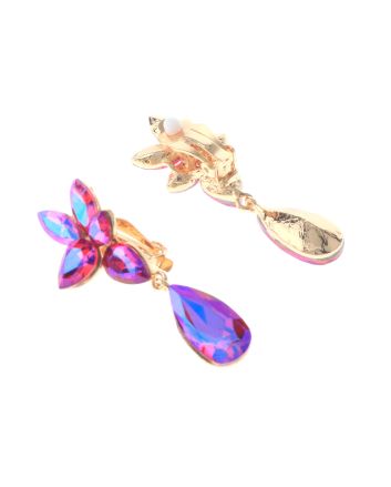 Crystal Clip-On Earrings