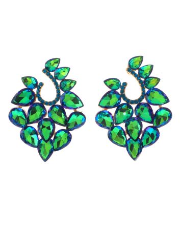 Rhinestone Drop Post Earrings