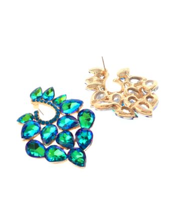 Rhinestone Drop Post Earrings