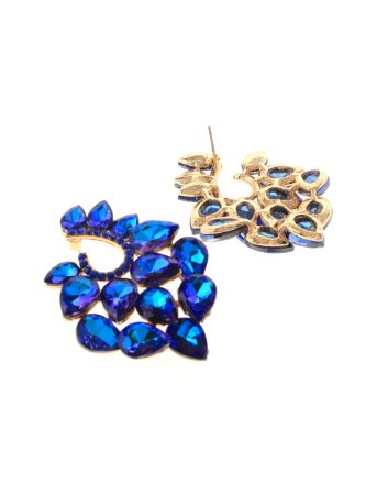 Rhinestone Drop Post Earrings