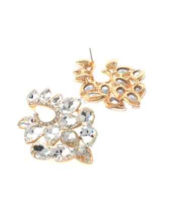 Rhinestone Drop Post Earrings