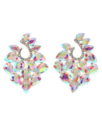 Rhinestone Drop Post Earrings