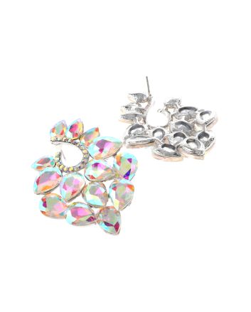 Rhinestone Drop Post Earrings