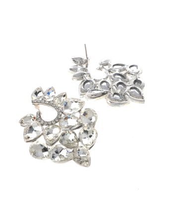Rhinestone Drop Post Earrings