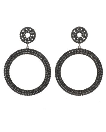 Large Crystal Drop Earrings