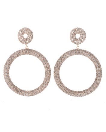 Large Crystal Drop Earrings