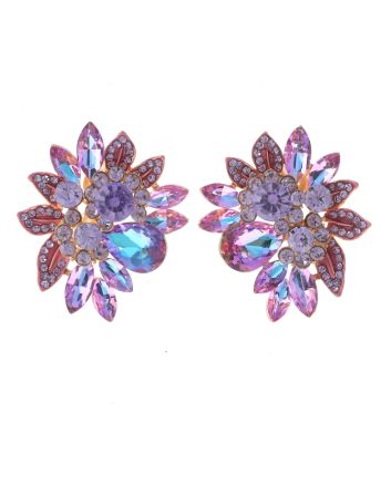 Crystal Clip-On Earrings