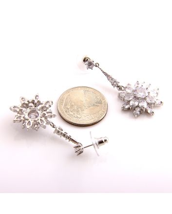 Fashion Cubic Zirconia Post Earrings