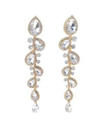 Rhinestone Post Earrings