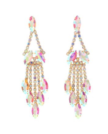 Crystal Chandelier Post Earrings