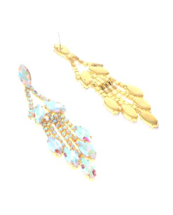 Crystal Chandelier Post Earrings