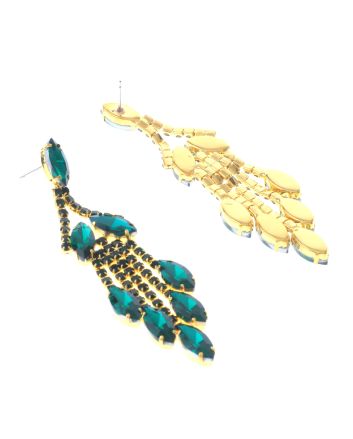 Crystal Chandelier Post Earrings