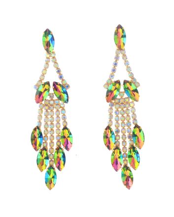 Crystal Chandelier Post Earrings