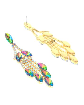 Crystal Chandelier Post Earrings
