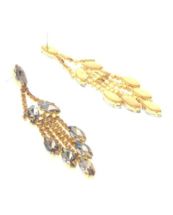 Crystal Chandelier Post Earrings