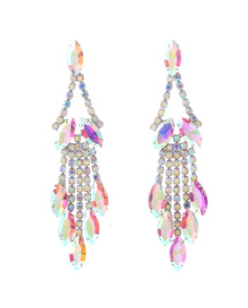 Crystal Chandelier Post Earrings