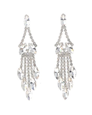 Crystal Chandelier Post Earrings