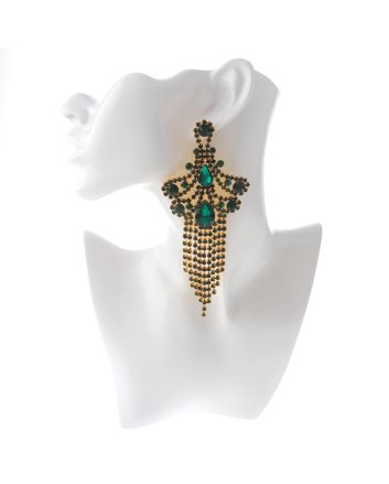 Crystal Chandelier Post Earrings