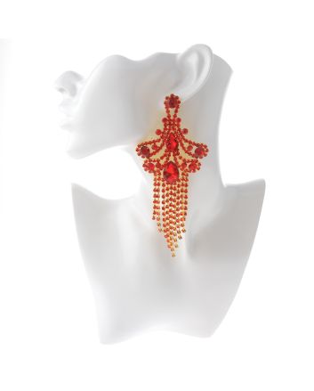 Crystal Chandelier Post Earrings
