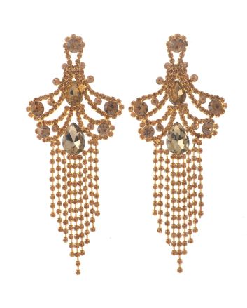 Crystal Chandelier Post Earrings