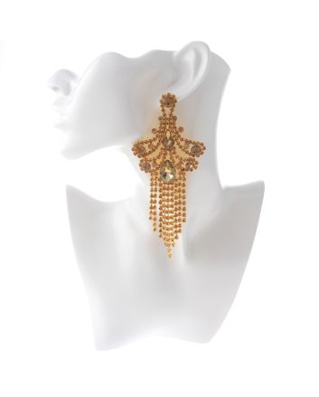 Crystal Chandelier Post Earrings
