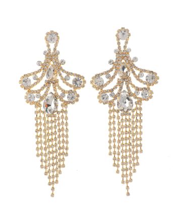 Crystal Chandelier Post Earrings